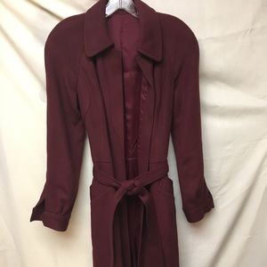 *new* FULL LENGTH WOOL/CASHMERE BLEND COAT